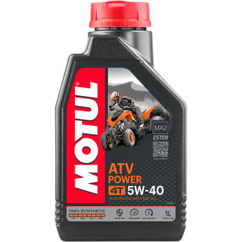 Motul Full Synthetic ATV Power 4T Oil - 5W-40 - 1L