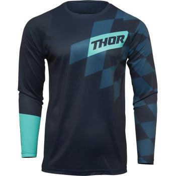 THOR Sector Birdrock Jersey Midnight/Mint L