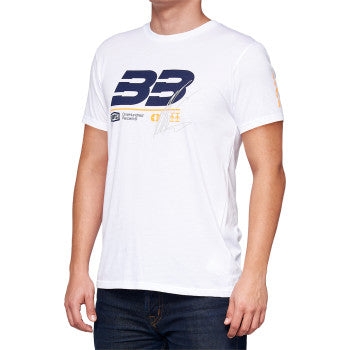 100% BB33 Signature T-Shirt - White - Medium