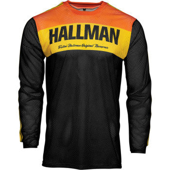 THOR Hallman Jersey S21 - Black/Orange Large