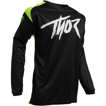 THOR Sector Jersey Youth Black/Acid Medium